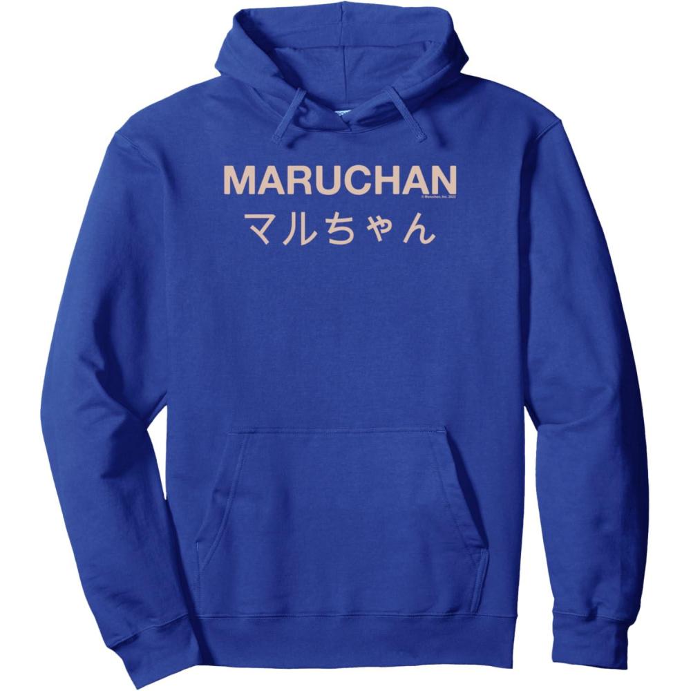 image:imageMaruchan Instant Lunch Japanese Font Elegant Text Pullover HoodieRoyal Blue