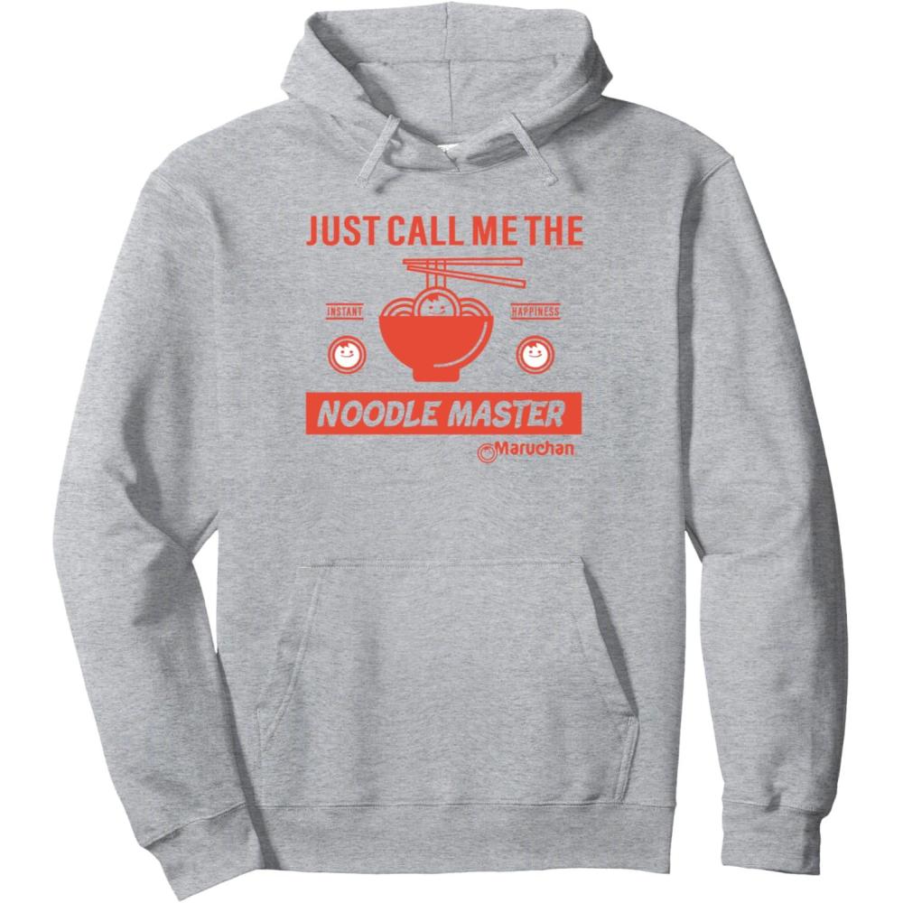 image:imageMaruchan Instant Lunch Just Call Me The Noodle Master Pullover HoodieHeather Grey