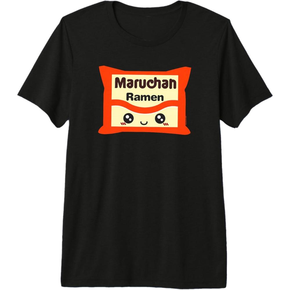 image:imageMaruchan Instant Lunch Kawaii Cute Package Logo Premium Triblend TShirtBlack