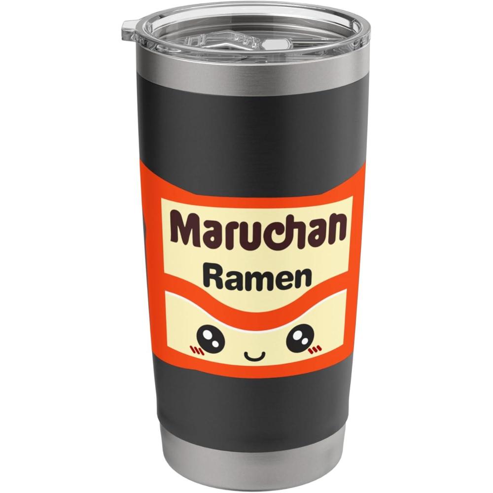 image:imageMaruchan Instant Lunch Kawaii Cute Package Logo Stainless Steel Insulated TumblerBlack