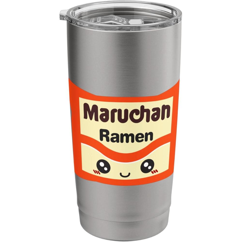 image:imageMaruchan Instant Lunch Kawaii Cute Package Logo Stainless Steel Insulated TumblerBrushed Steel