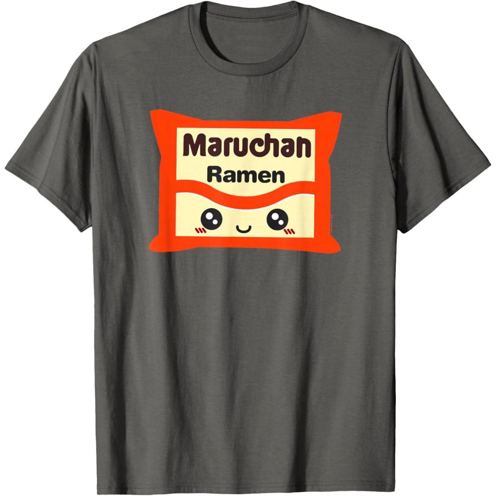 image:imageMaruchan Instant Lunch Kawaii Cute Package Logo TShirtAsphalt Grey