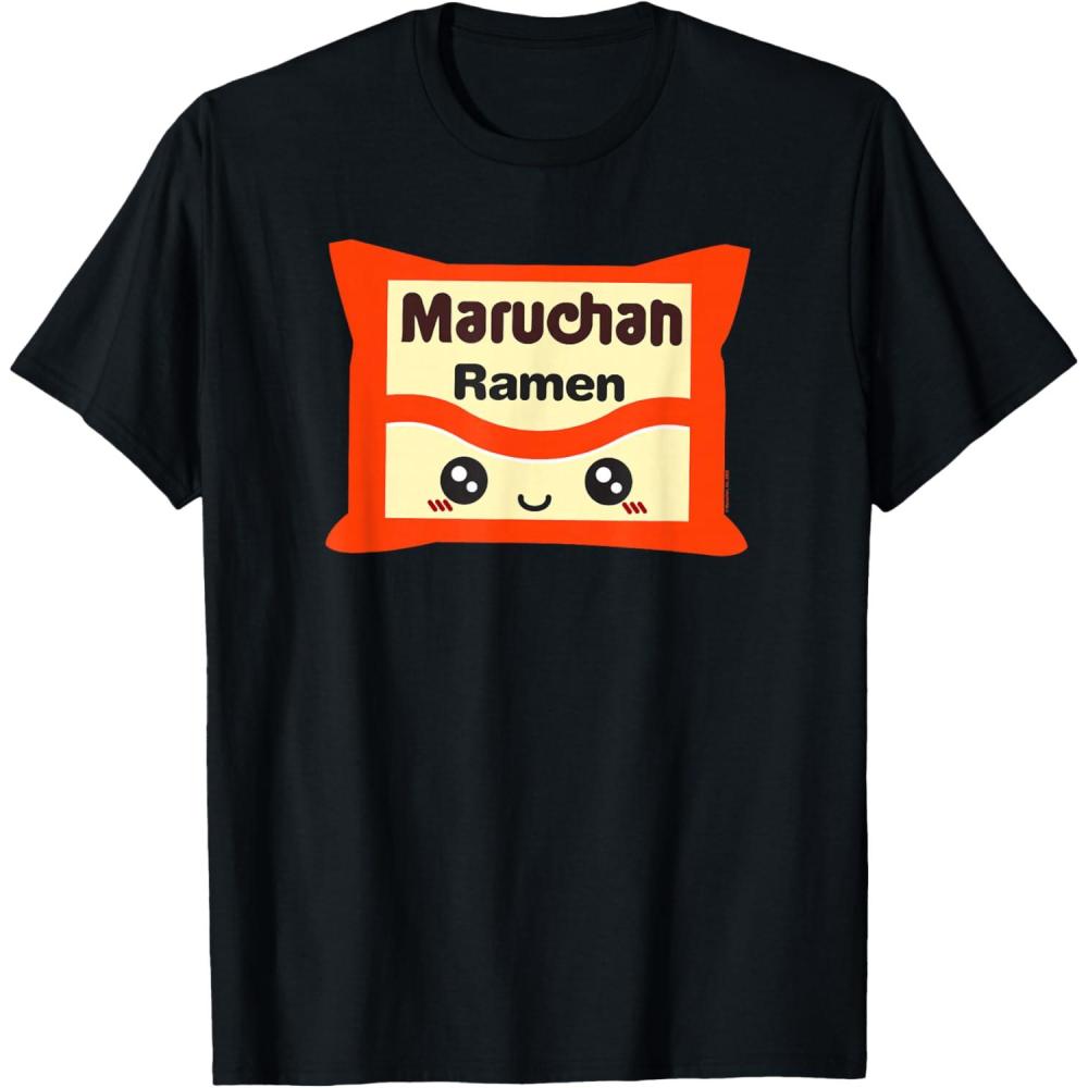 image:imageMaruchan Instant Lunch Kawaii Cute Package Logo TShirtBlack