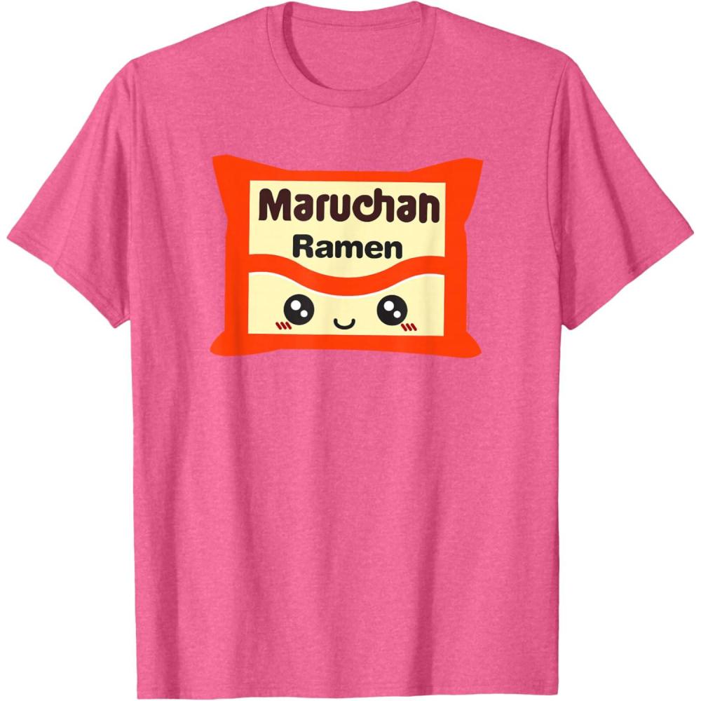 image:imageMaruchan Instant Lunch Kawaii Cute Package Logo TShirtPink Heather