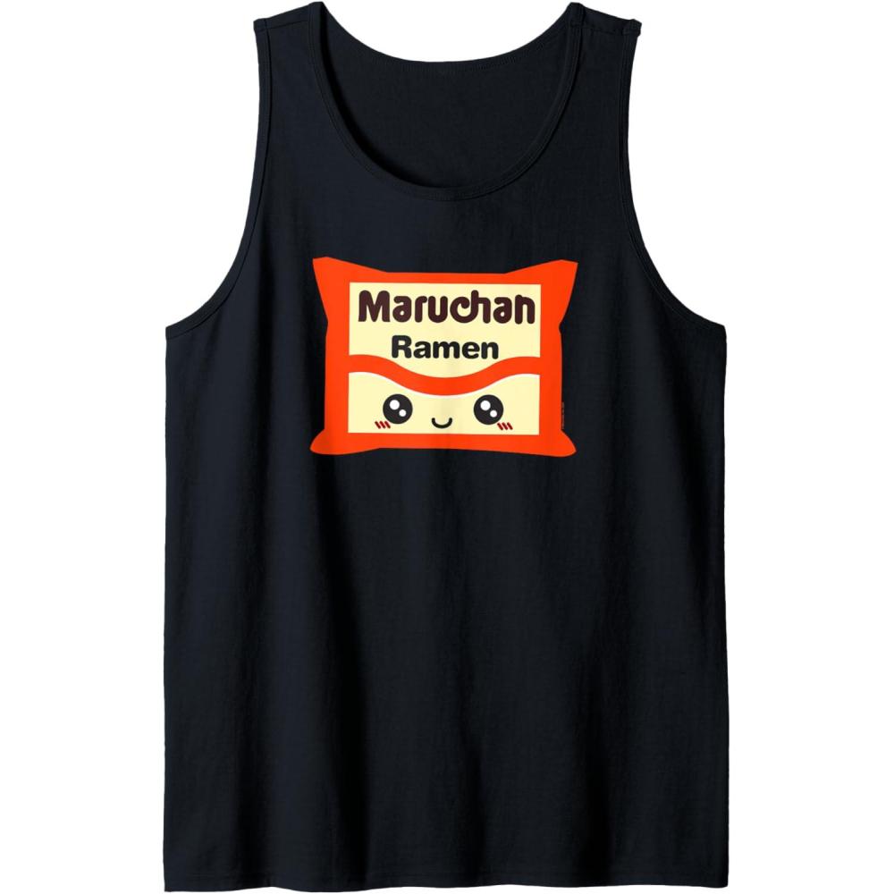 image:imageMaruchan Instant Lunch Kawaii Cute Package Logo Tank TopBlack
