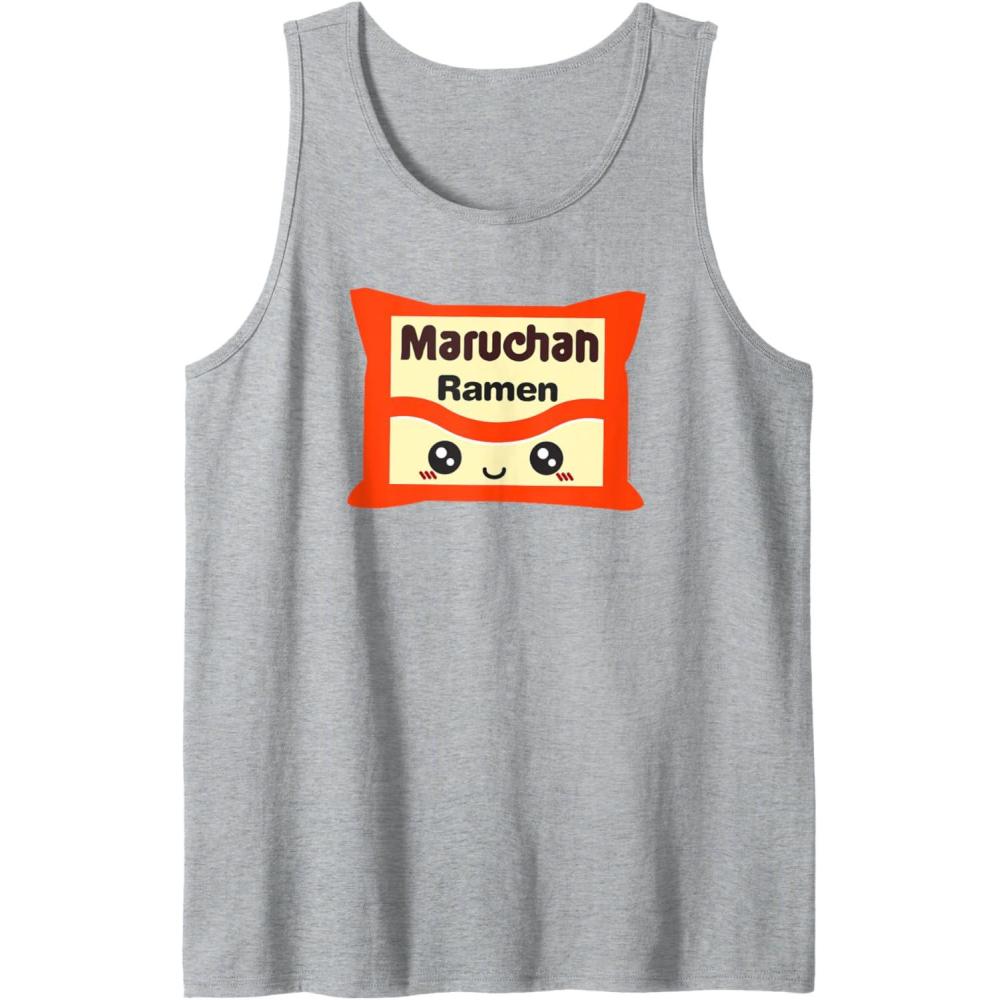 image:imageMaruchan Instant Lunch Kawaii Cute Package Logo Tank TopHeather Grey