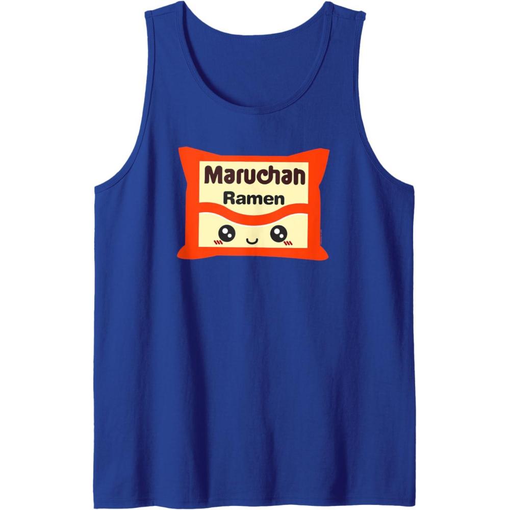 image:imageMaruchan Instant Lunch Kawaii Cute Package Logo Tank TopRoyal Blue