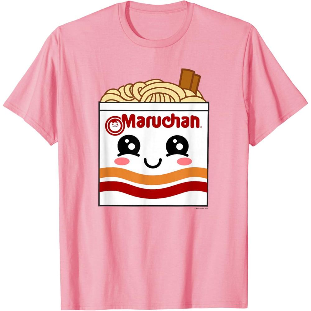 image:imageMaruchan Instant Lunch Kawaii Ramen Cup Logo TShirtPink