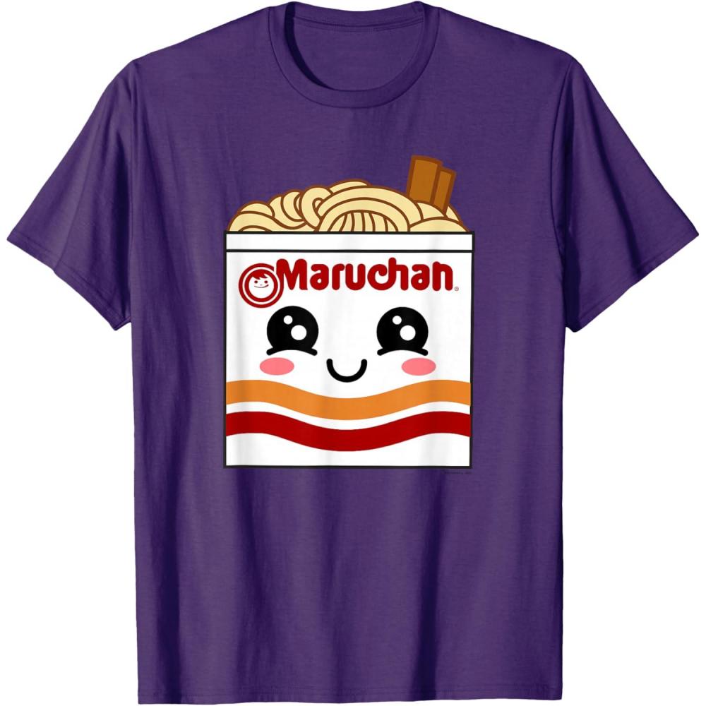 image:imageMaruchan Instant Lunch Kawaii Ramen Cup Logo TShirtPurple