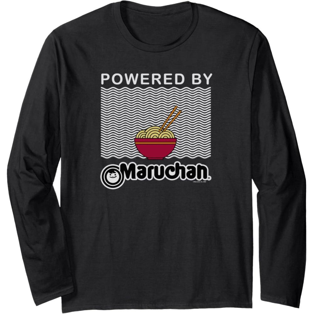 image:imageMaruchan Instant Lunch Noodle Powered By Maruchan Long Sleeve TShirtBlack