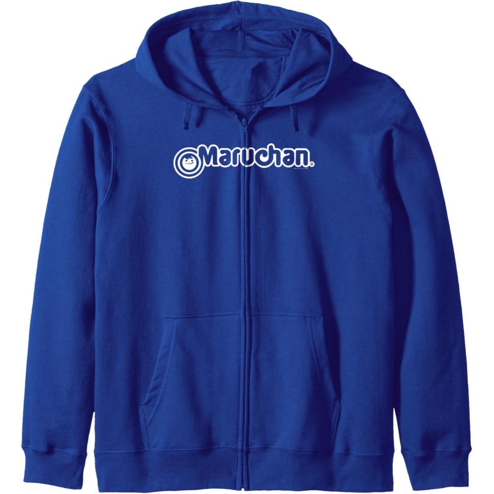 image:imageMaruchan Instant Lunch Official Classic Logo Zip HoodieRoyal Blue