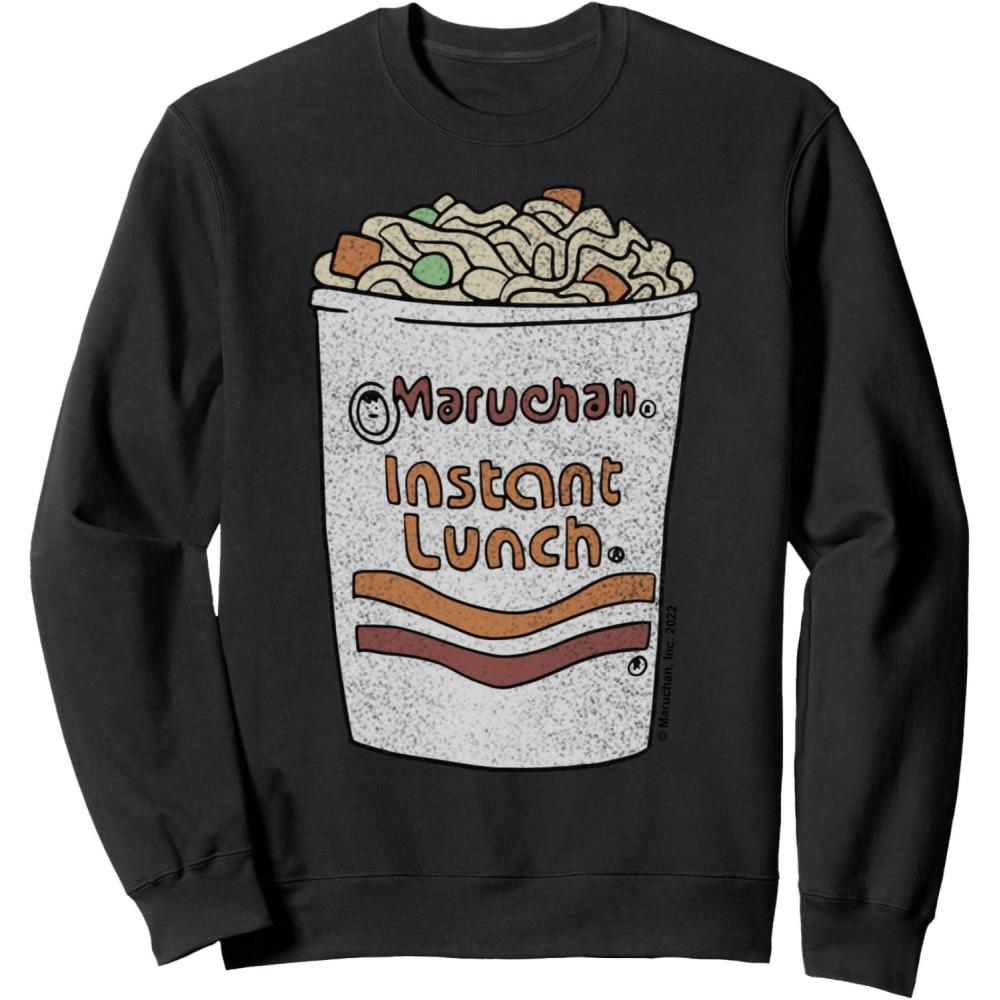 image:imageMaruchan Instant Lunch Ramen Cup Drawing Logo SweatshirtBlack