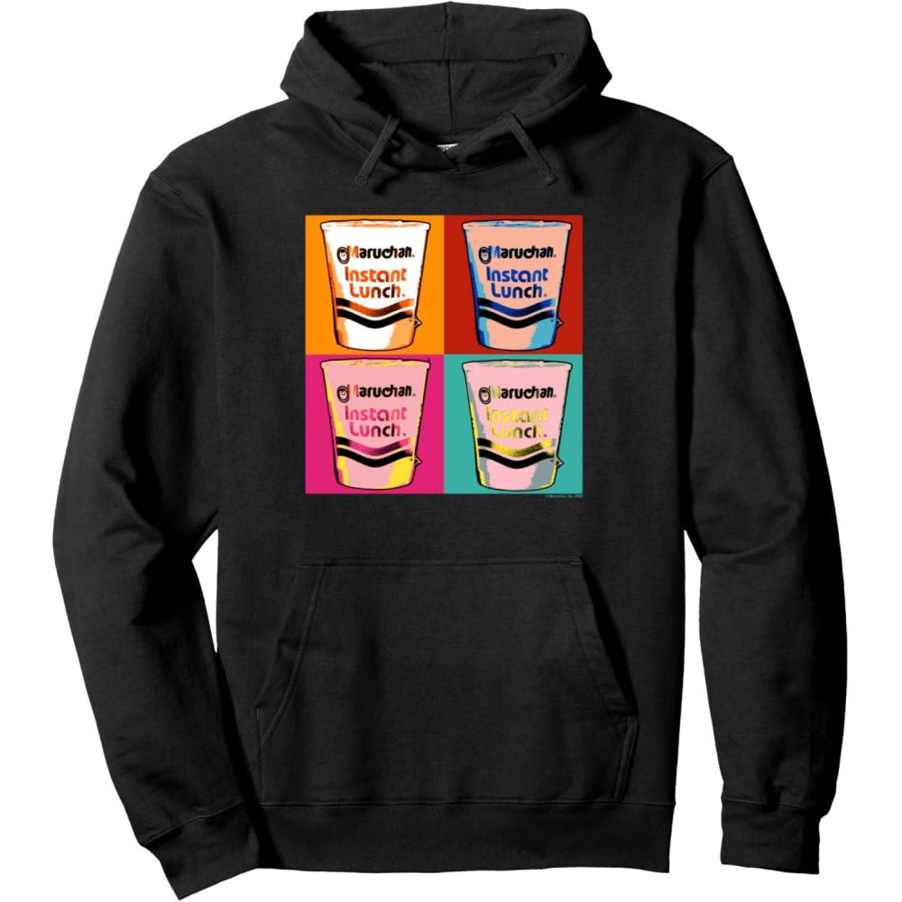 image:imageMaruchan Instant Lunch Ramen Cups Pop Art Painting Pullover HoodieBlack