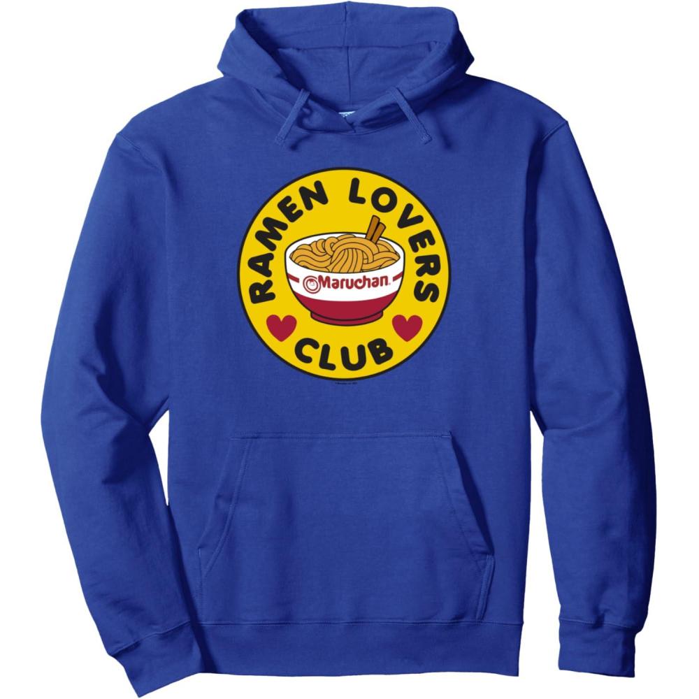 image:imageMaruchan Instant Lunch Ramen Lovers Club Bowl Logo Pullover HoodieRoyal Blue