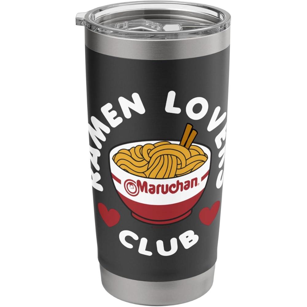 image:imageMaruchan Instant Lunch Ramen Lovers Club Cute Logo Stainless Steel Insulated TumblerBlack
