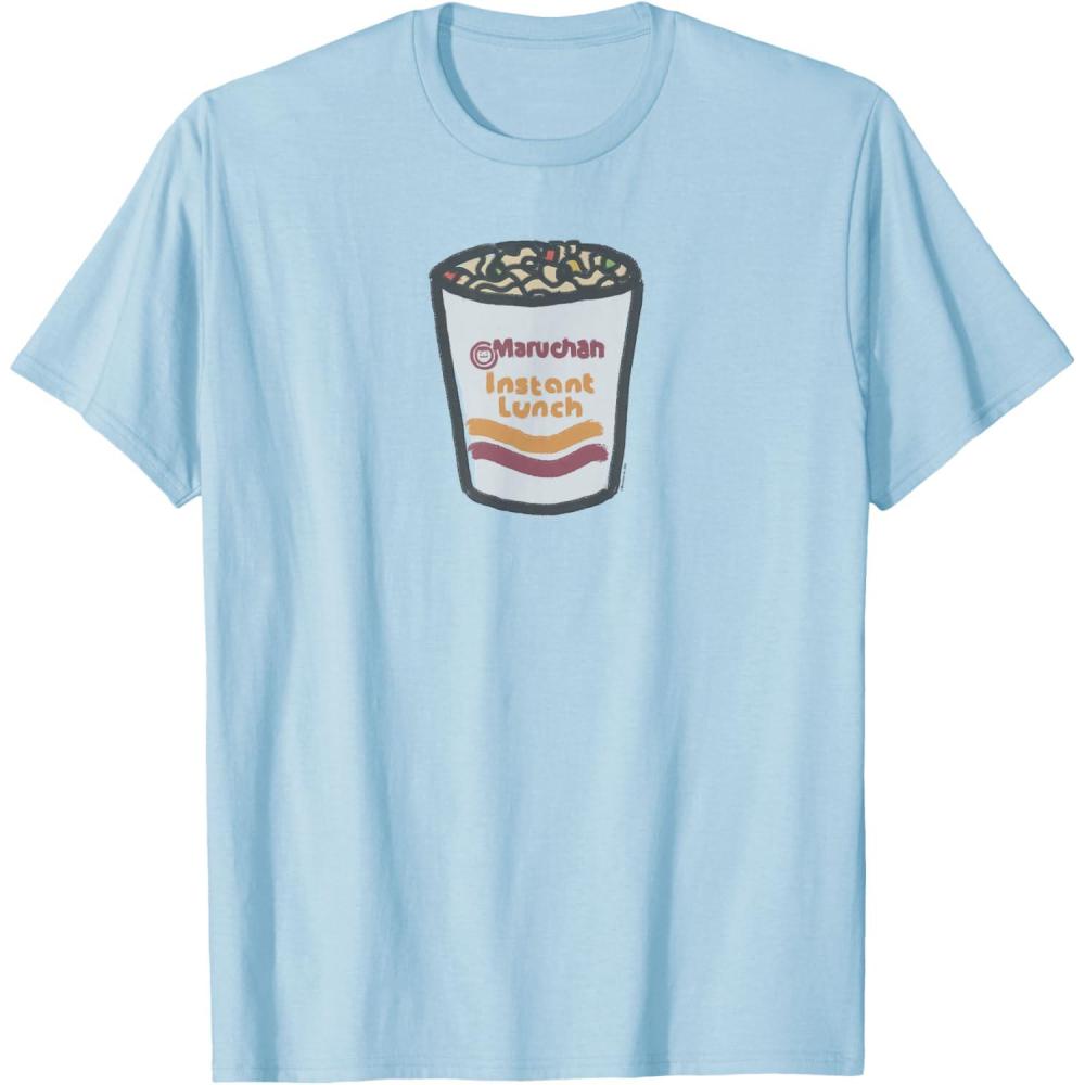 image:imageMaruchan Instant Lunch Ramen Noodle Doodle TShirtBaby Blue