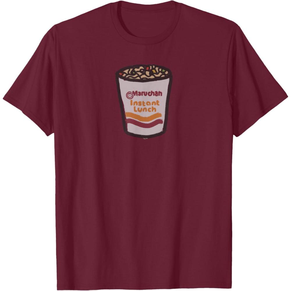 image:imageMaruchan Instant Lunch Ramen Noodle Doodle TShirtBurgundy