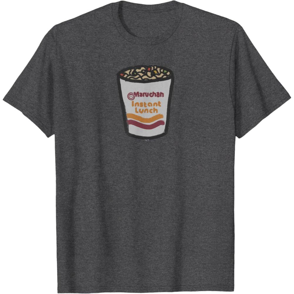 image:imageMaruchan Instant Lunch Ramen Noodle Doodle TShirtDark Heather Grey