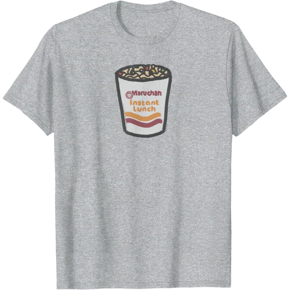 image:imageMaruchan Instant Lunch Ramen Noodle Doodle TShirtHeather Grey