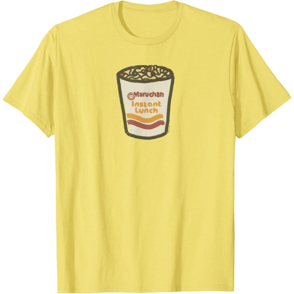 image:imageMaruchan Instant Lunch Ramen Noodle Doodle TShirtLemon Yellow