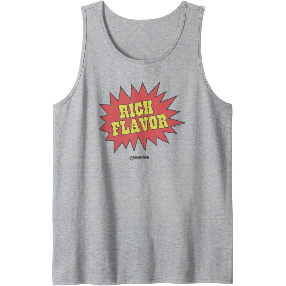 image:imageMaruchan Instant Lunch Rich Flavor Comic Onomatopoeia Tank TopHeather Grey