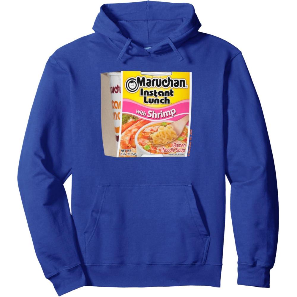 image:imageMaruchan Instant Lunch Shrimp Flavor Package Noodle Cup Pullover HoodieRoyal Blue