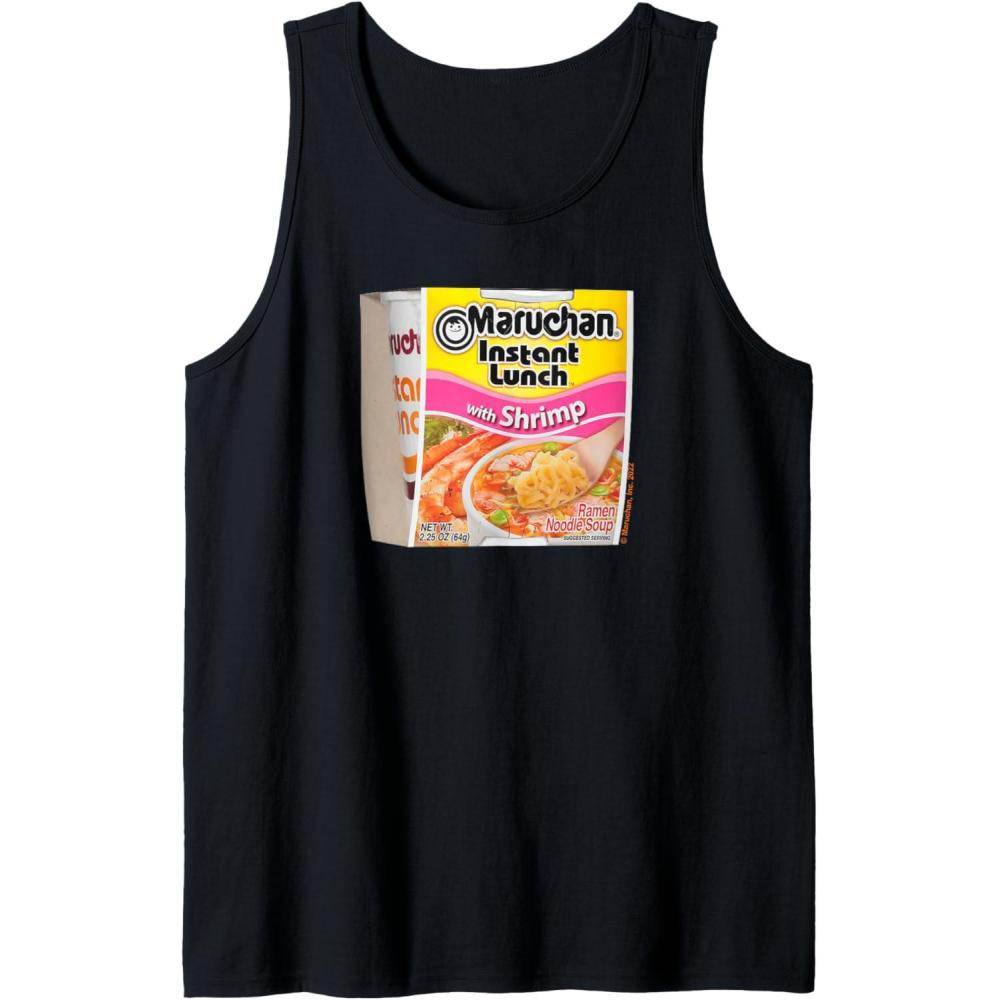 image:imageMaruchan Instant Lunch Shrimp Flavor Package Noodle Cup Tank TopBlack