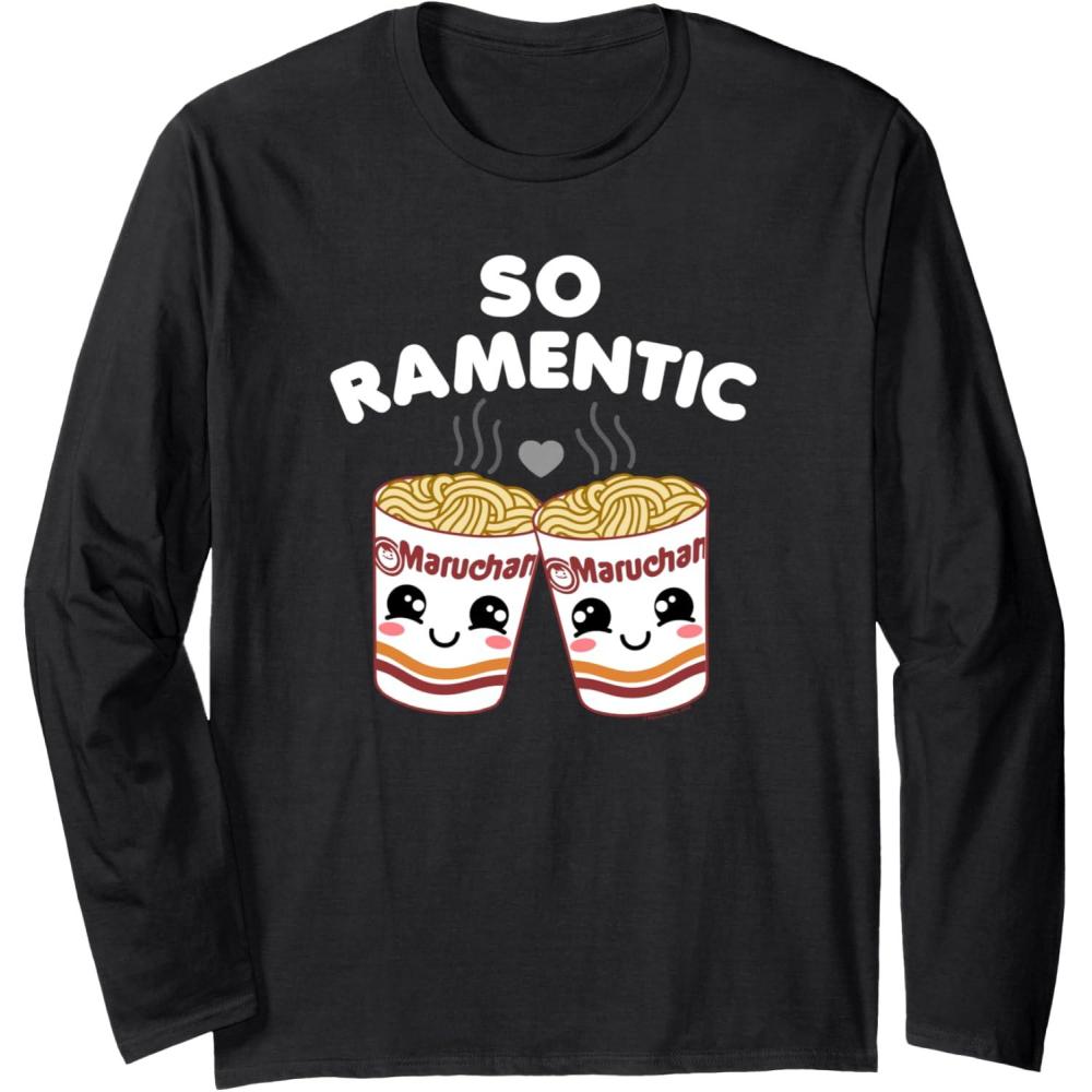 image:imageMaruchan Instant Lunch So Ramentic Lovely Ramen Cups Long Sleeve TShirtBlack