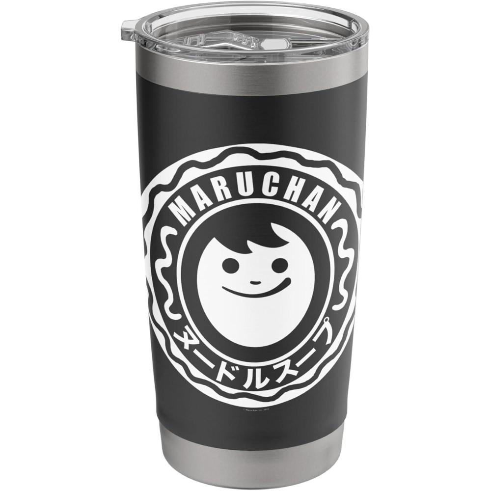 image:imageMaruchan Instant Lunch Soup Circular Official Logo Stainless Steel Insulated TumblerBlack