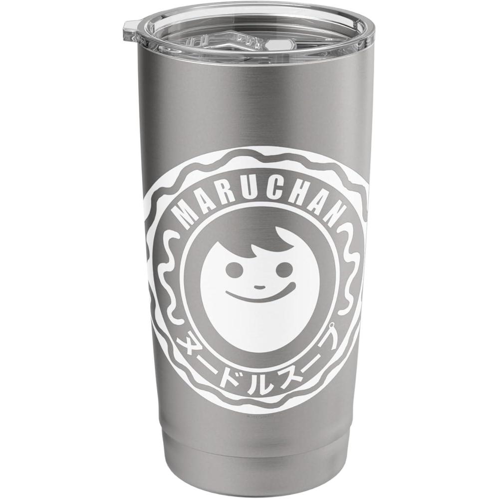 image:imageMaruchan Instant Lunch Soup Circular Official Logo Stainless Steel Insulated TumblerBrushed Steel