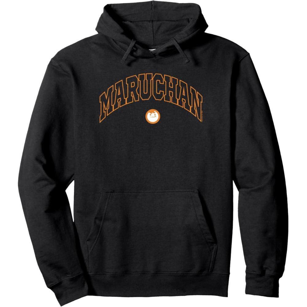 image:imageMaruchan Instant Lunch Varsity Style Font Classic Logo Pullover HoodieBlack