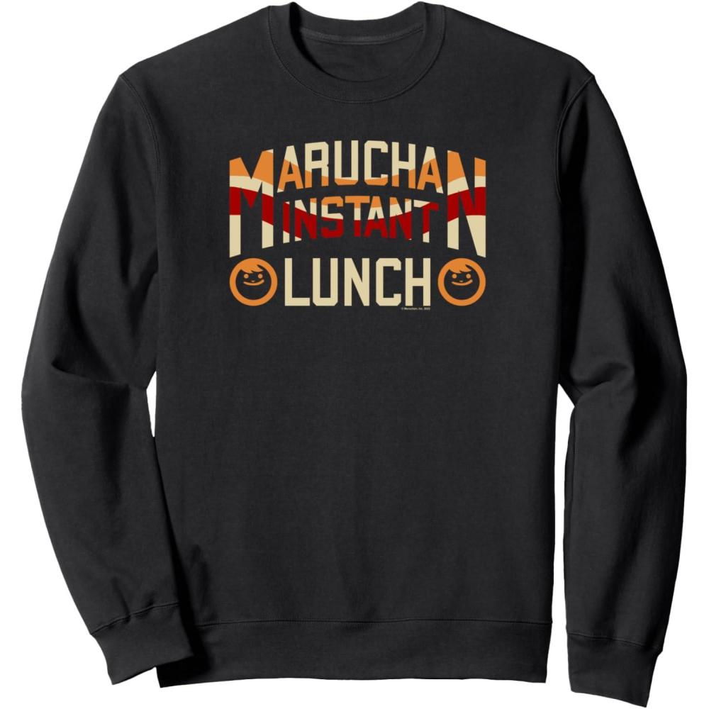 image:imageMaruchan Instant Lunch Varsity Style Font Logo SweatshirtBlack