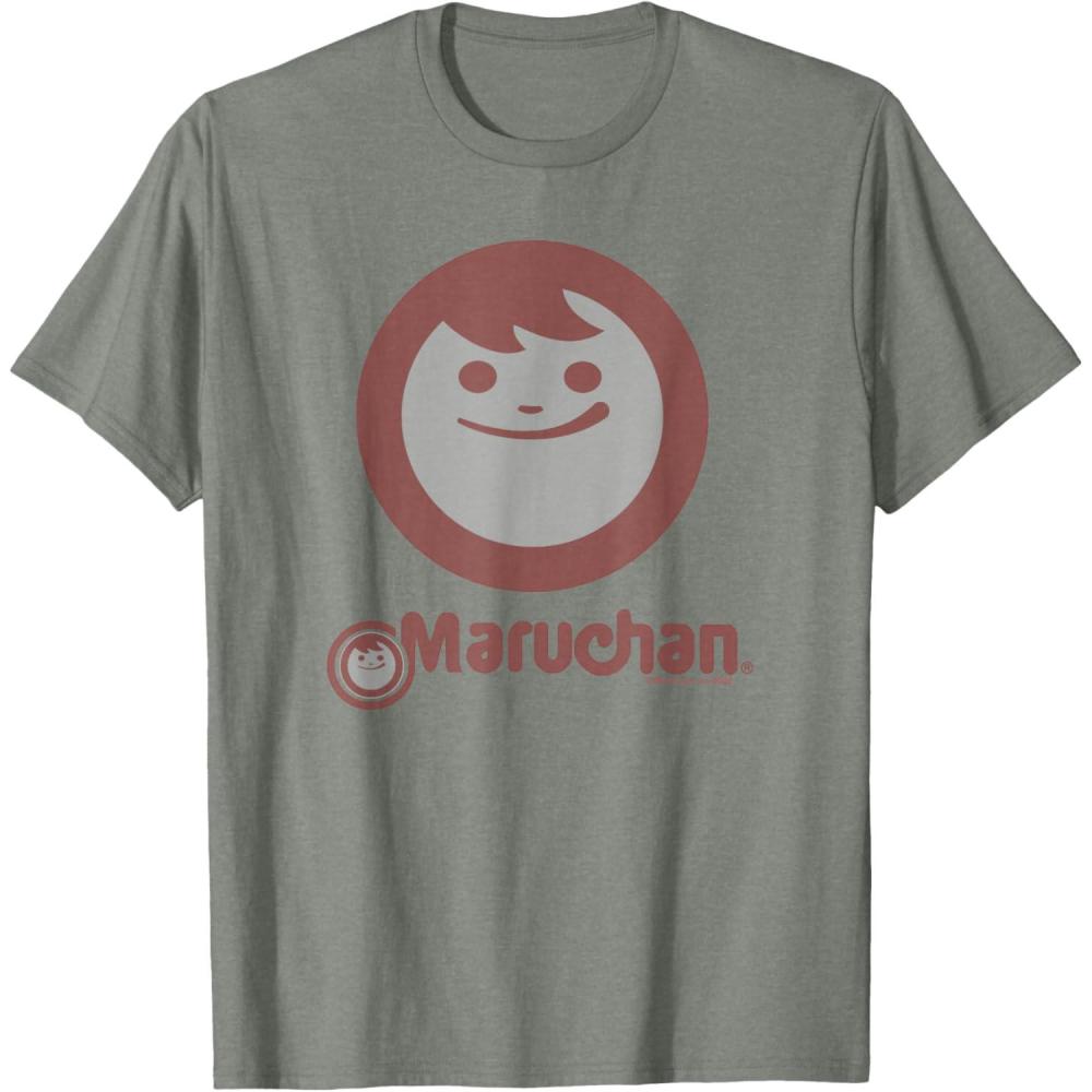image:imageMaruchan Instant Smile Big Face Logo TShirtOlive Heather