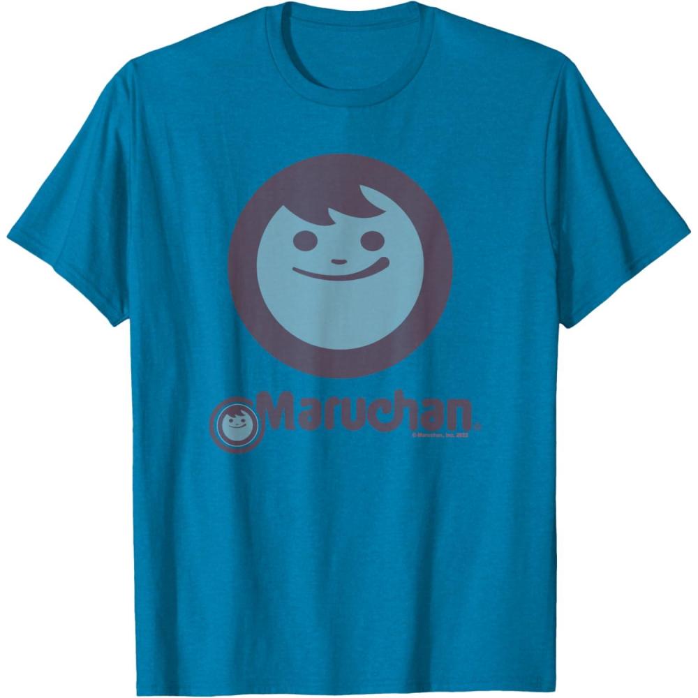 image:imageMaruchan Instant Smile Big Face Logo TShirtSapphire Blue