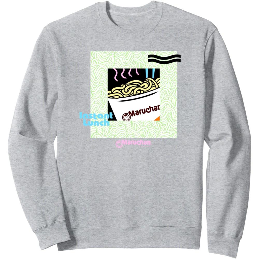 image:imageMaruchan Noodle Cup Instant Lunch Poster SweatshirtHeather Grey