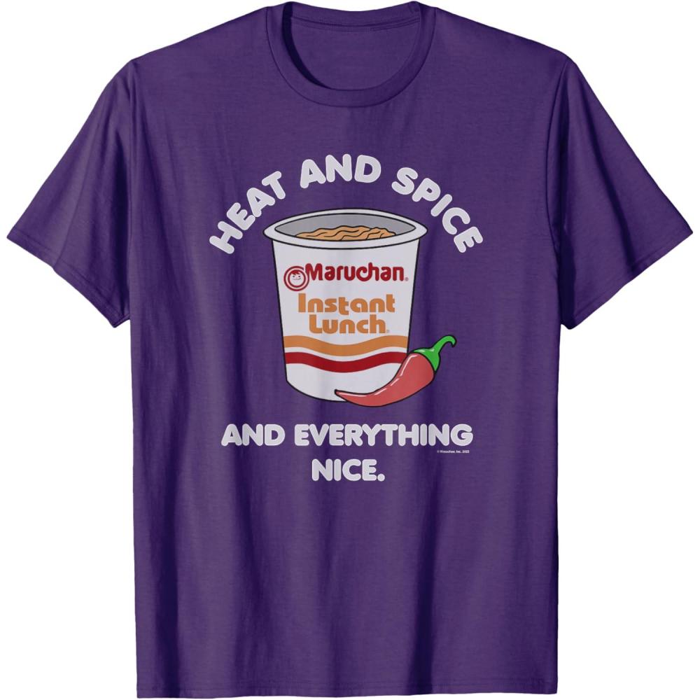 image:imageMaruchan Ramen Cup Heat And Spice Food Quote TShirtPurple
