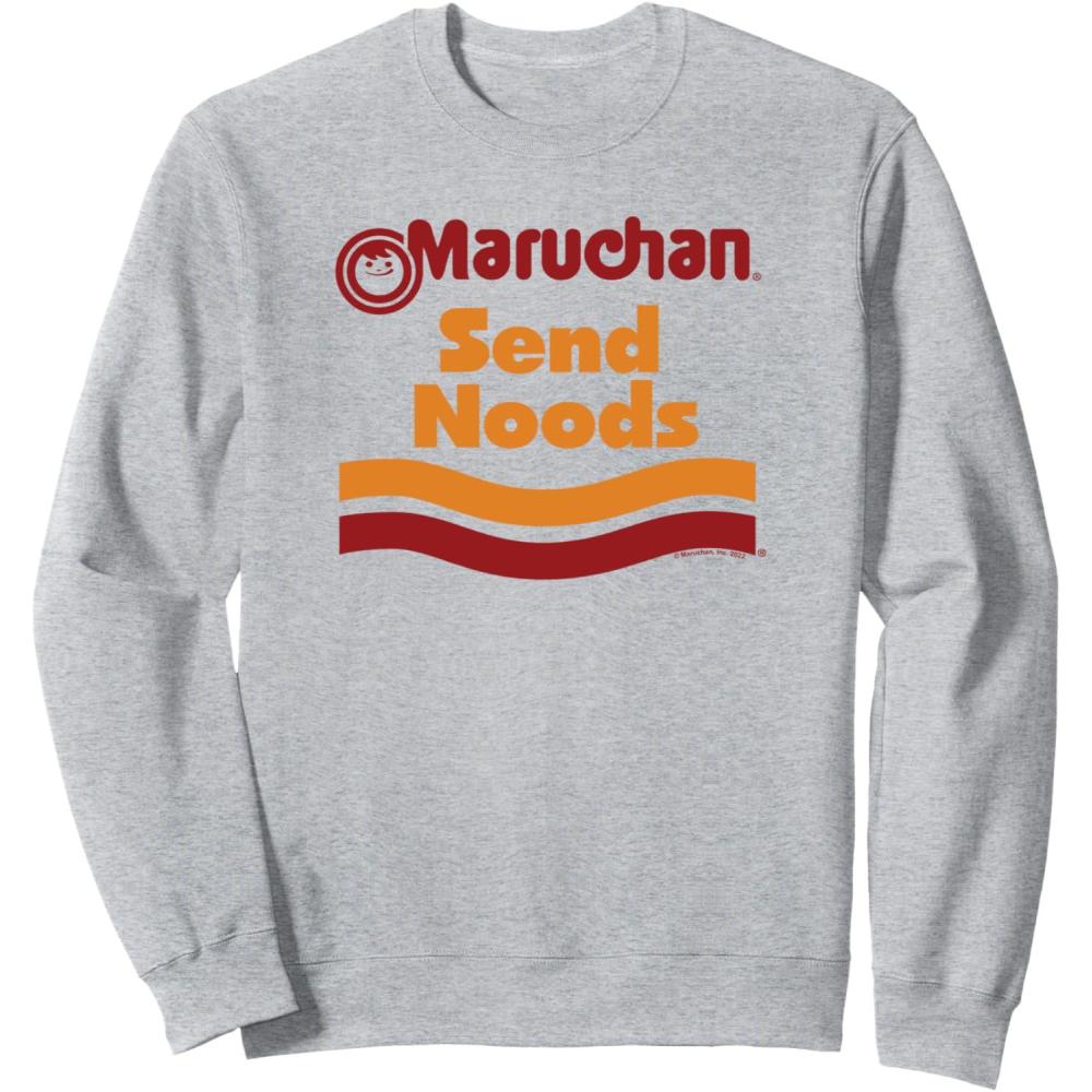 image:imageMaruchan Ramen Cup Send Noods Logo SweatshirtHeather Grey