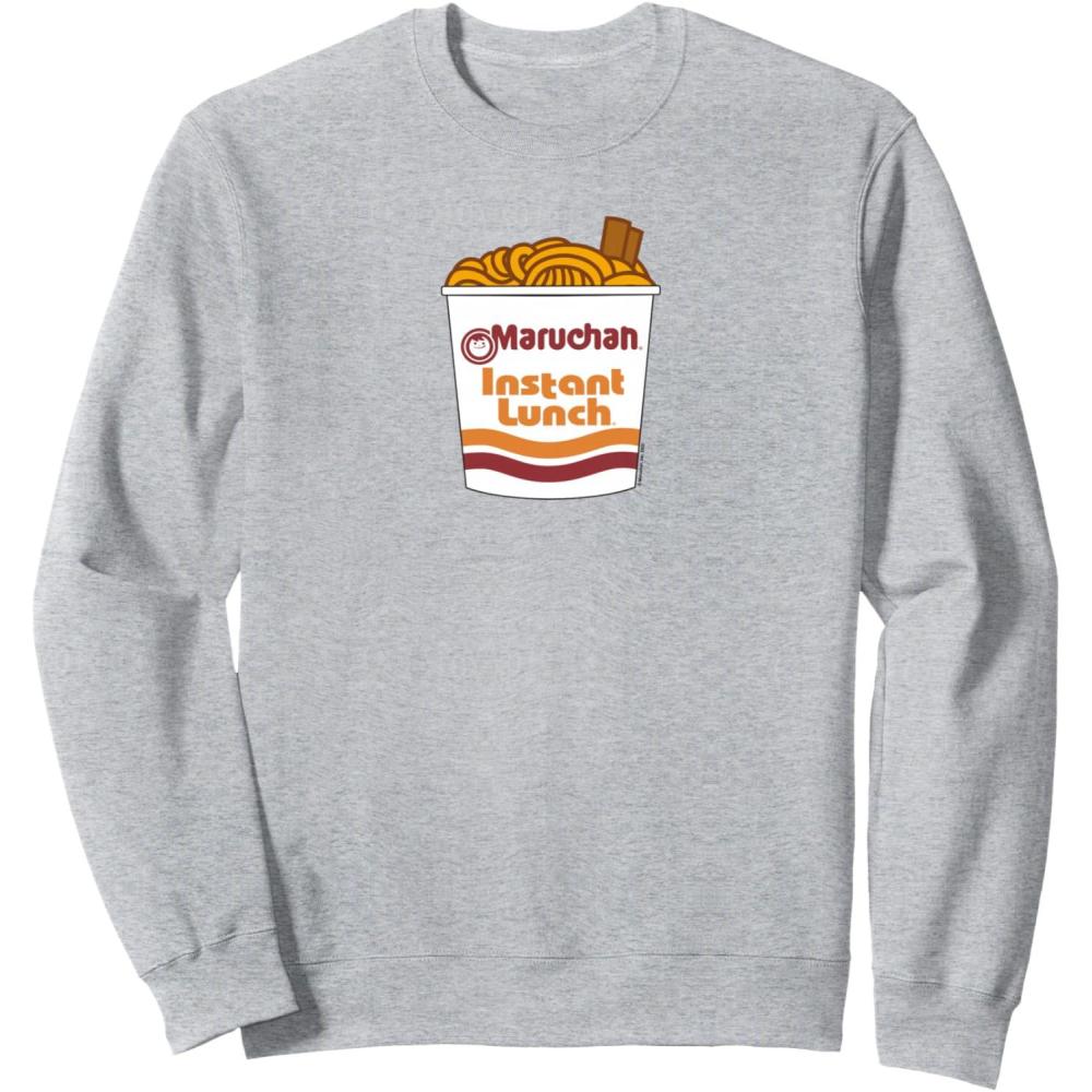 image:imageMaruchan Ramen Noodle Cup With Chop Sticks SweatshirtHeather Grey