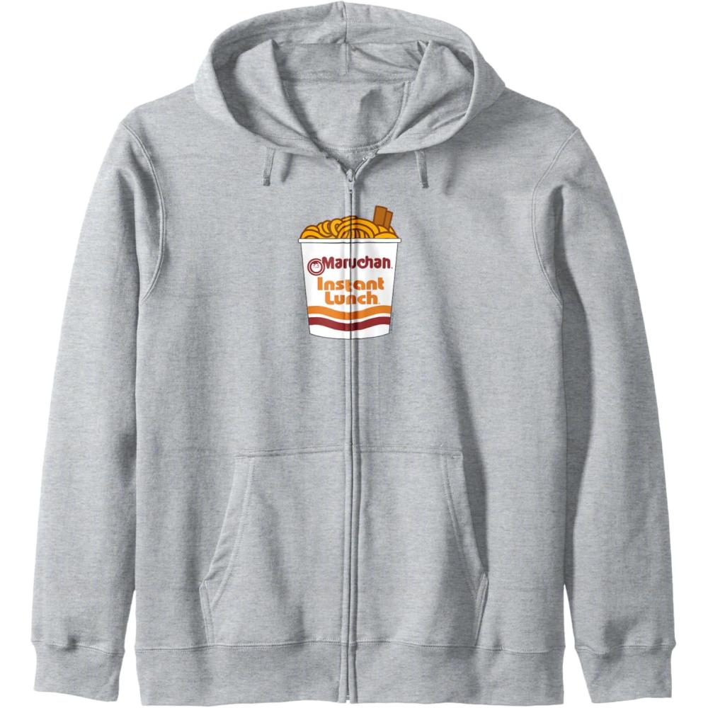 image:imageMaruchan Ramen Noodle Cup With Chop Sticks Zip HoodieHeather Grey