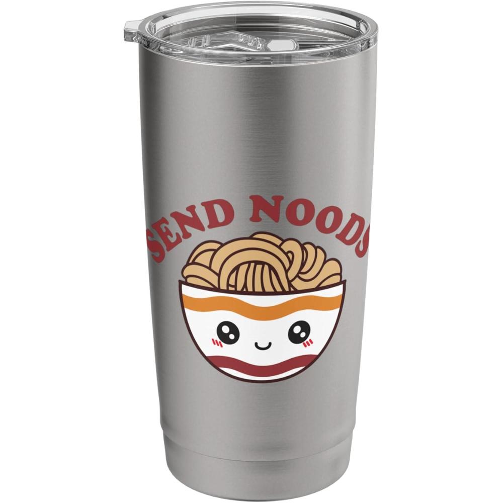 image:imageMaruchan Send Noods Ramen Bowl Face Stainless Steel Insulated TumblerBrushed Steel