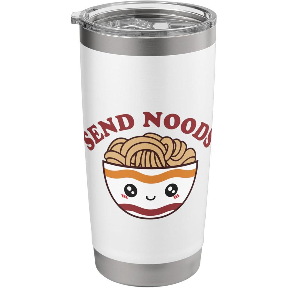 image:imageMaruchan Send Noods Ramen Bowl Face Stainless Steel Insulated TumblerWhite