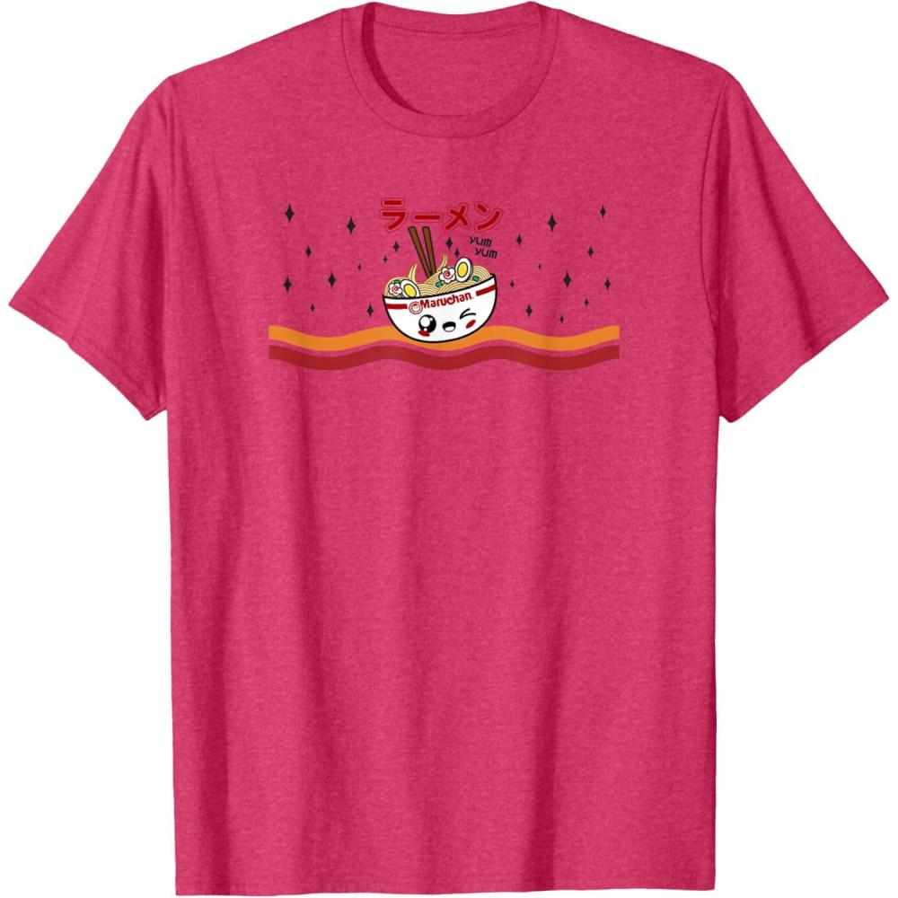 image:imageMaruchan Winking Anime Noodle Bowl TShirtRed Heather