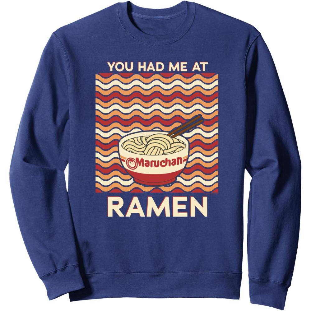 image:imageMaruchan You Had Me At Ramen Noodle Bowl SweatshirtNavy Blue