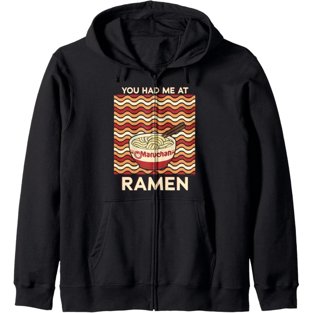 image:imageMaruchan You Had Me At Ramen Noodle Bowl Zip HoodieBlack