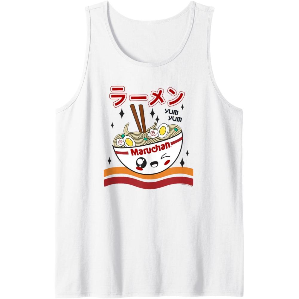 image:imageMaruchan Yum Yum Winking Noodle Bowl Poster Tank TopWhite