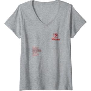 image:imageMaruchan 13 Flavors Ramen Noodle List VNeck TShirtHeather Grey