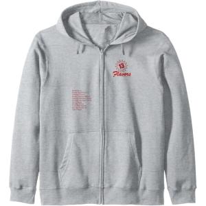 image:imageMaruchan 13 Flavors Ramen Noodle List Zip HoodieHeather Grey