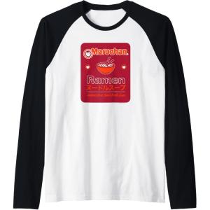 image:imageMaruchan Americans Finest Ramen Noodle Soup Card Logo Raglan Baseball TeeBlackWhite