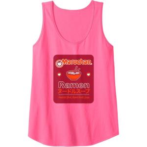 image:imageMaruchan Americans Finest Ramen Noodle Soup Card Logo Tank TopNeon Pink