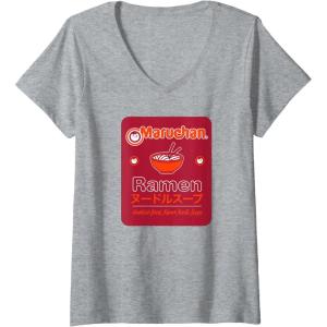 image:imageMaruchan Americans Finest Ramen Noodle Soup Card Logo VNeck TShirtHeather Grey